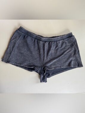 Aeropostale Washed Black Athletic Shorts